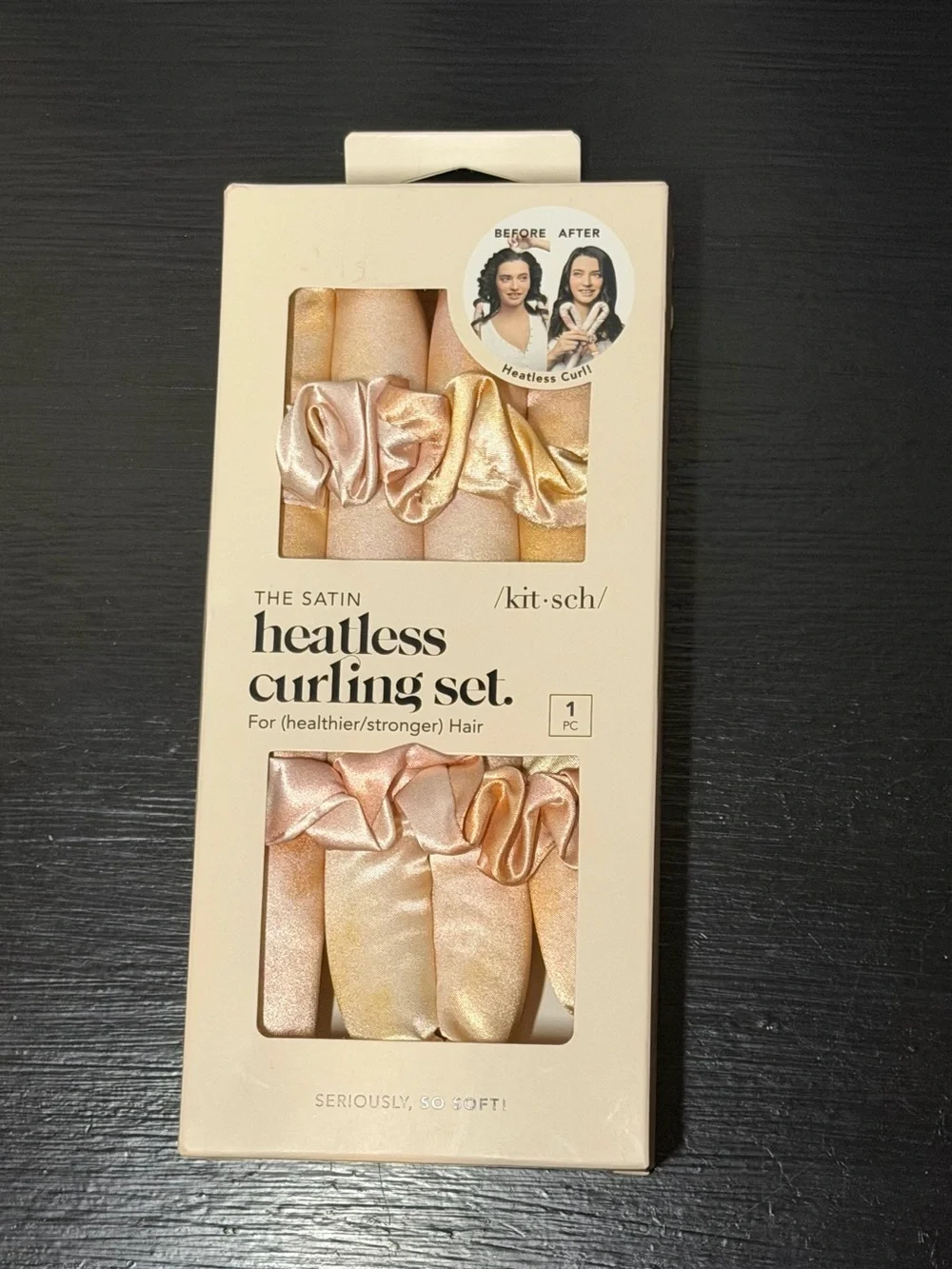 Kitsch the satin heatless curling set for healthier stronger hair